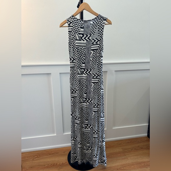 Top shop black and white patterns maxi dress - Picture 3 of 6